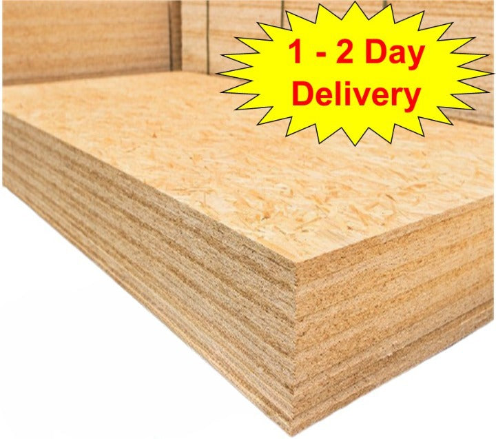 9mm OSB3 Sterling Oriented Strand Board FSC 2400 x 1200mm I The Builders Merchant Group Ltd