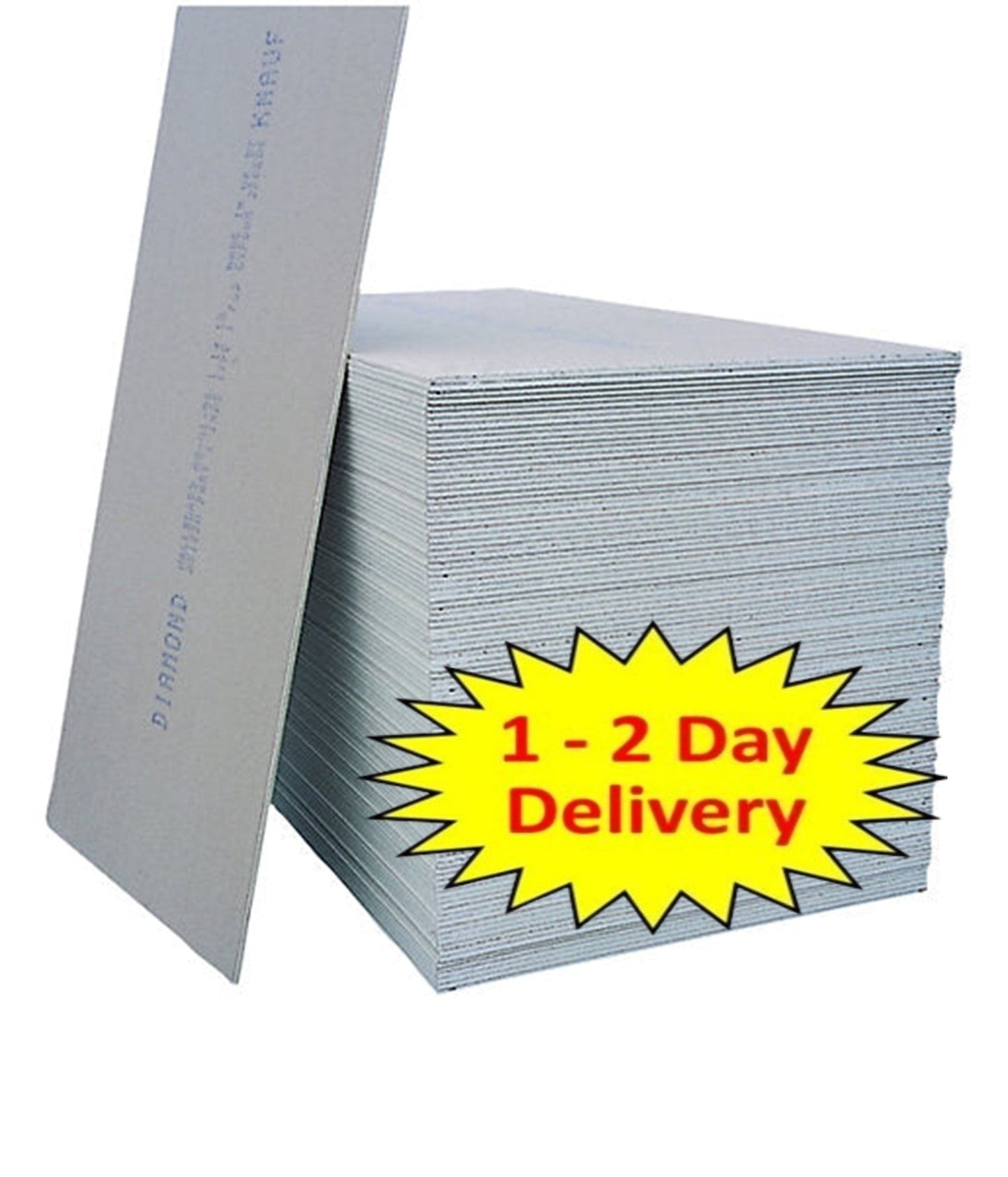 9.5mm Square Edge Standard Plasterboard WallBoard Sheet 1800 x 900mm I The Builders Merchant Group Ltd