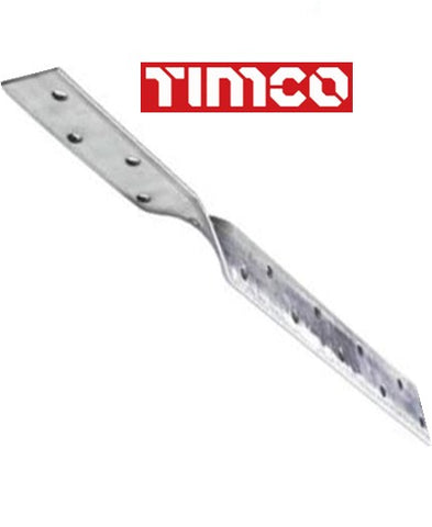 TIMCO 1000mm Heavy Duty 30x4mm Twisted @ 100mm Restraint Straps I The Builders Merchant Group Ltd