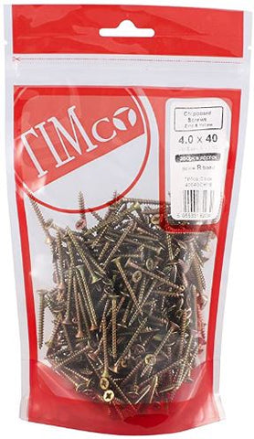 TIMCO Solo Chipboard Woodscrews PZ1 CSK ZYP Timbag I The Builders Merchant Group Ltd