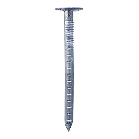 65 x 3.35mm Clout Nails - Standard Head - Aluminium - 1kg TIMbag - ACN65LB I The Builders Merchant Group Ltd