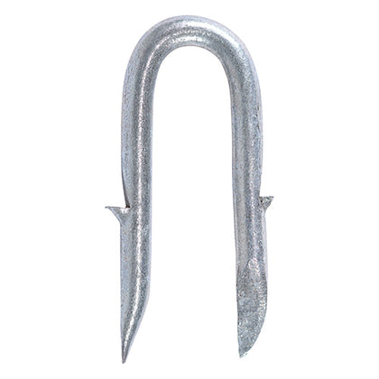 40 x 4.00mm Barbed Staples - Galvanised - 1kg TIMbag - BS40B I The Builders Merchant Group Ltd
