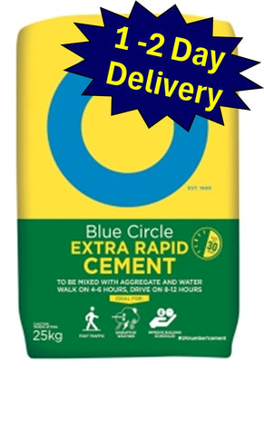 Extra Rapid Fast Set Blue Circle Cement - 25kg I The Builders Merchant Group Ltd