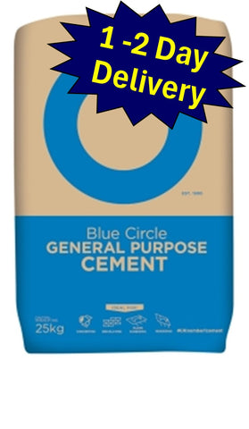 General Purpose - Blue Circle Grey Cement in Plastic Bag - 25kg I The Builders Merchant Group Ltd