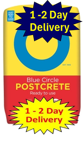 Postcrete Blue Circle Ready to Use - Sets in approx 5-10 mins- 20kg