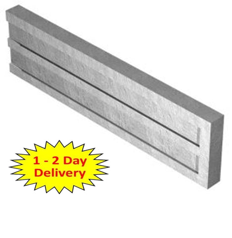 12" Recessed Concrete Gravel Board - 300 x 1830 x 50mm I The Builders Merchant Group Ltd