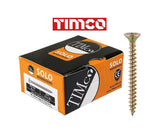3.0 x 12mm (4x1/2") TIMCO Solo Chipboard Woodscrews Pozi CSK Zinc - 200 Box