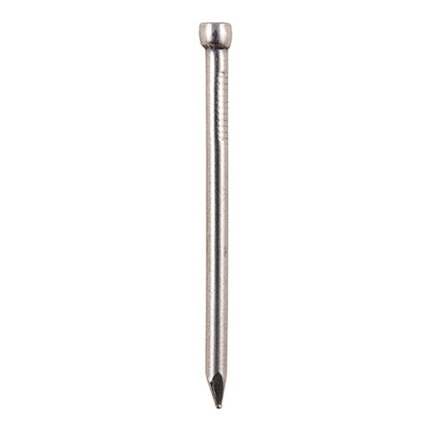 40 x 2.36mm Round Lost Head Nails - Bright - 1kg TIMbag - BLH40B I The Builders Merchant Group Ltd