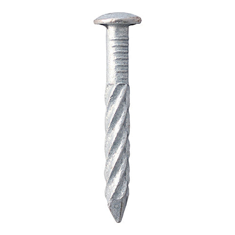 125 x 6.40mm Drive Screw Nails - Galvanised - 2.5kg TIMtub - DSN125T I The Builders Merchant Group Ltd