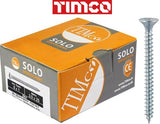 TIMCO 50080SQSZ Solo Chipboard Woodscrews SQ2 Square CSK Zinc I The Builders Merchant Group Ltd